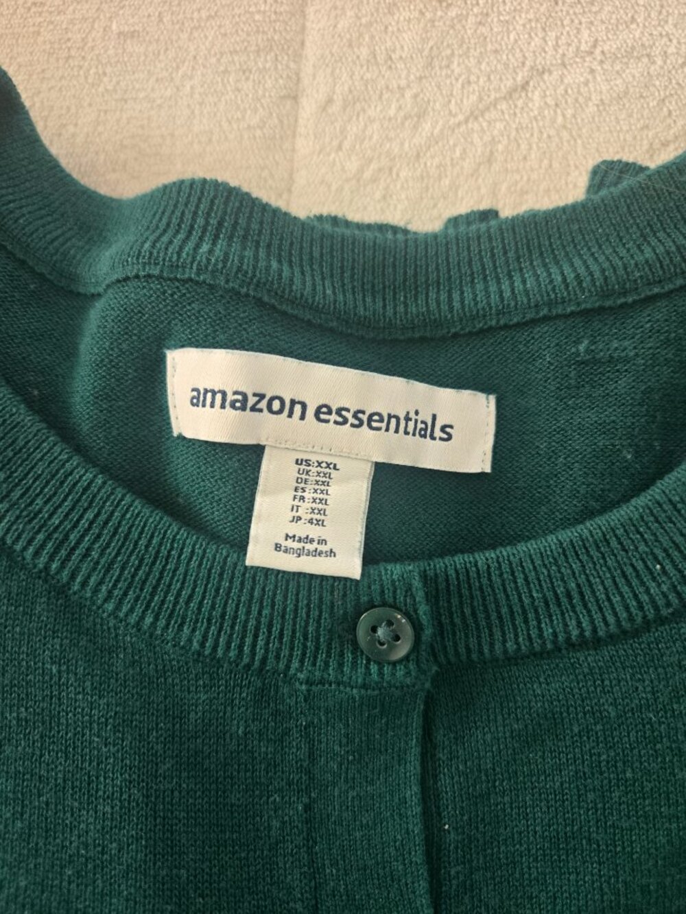 Basic green cardigan - Picture 2 of 2